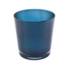 China Votive glass candle jar with different color manufacturer