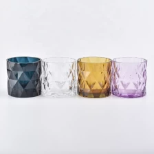 China luxury glass candle vessels manufacturer