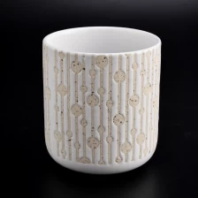 China 14oz ceramic candle jars with sanding pattern manufacturer