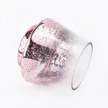 China Pink Mercury glass candle holder 8oz manufacturer