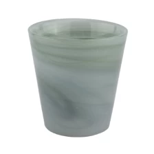 China wholesale handmade glass 6 oz candle jar manufacturer