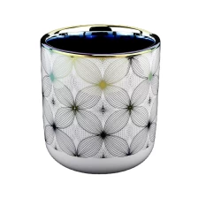 China luxury new decoration ceramic candle jar manufacturer