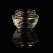 China Customized cosmetics packaging 50g 30g clear cosmetic glass jar manufacturer
