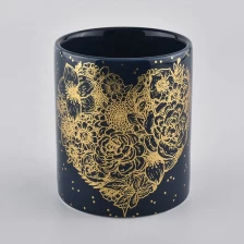 China luxury custom ceramic candle jars manufacturer