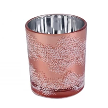 China Sunny electroplated luxury glass candle holder wholesales manufacturer