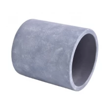 China simple luxury cement candle container manufacturer
