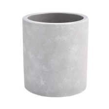 China home decor luxury cement candle vessels manufacturer