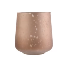China home decor slant glass candle jar manufacturer