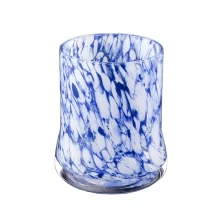 China Sunny design custom luxury empty wedding glass glossy candle jars manufacturer