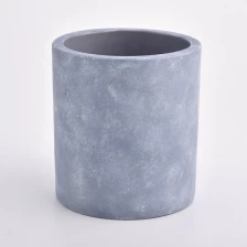 China cement candle holders for candle wax manufacturer