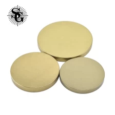China Sunny Glass gold candle tin lid with great selling and nice price manufacturer