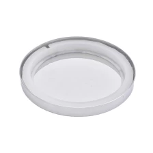 China Wholesales customized round silver golden metal lid cover for candle holder manufacturer