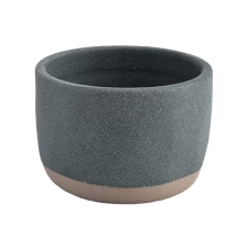 China home decor sandy  glazing  ceramic candle holder manufacturer