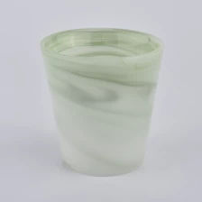 China Wholesale handmade pure color glass candle vessels manufacturer