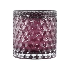 China Glass crystal candle vessel container manufacturer