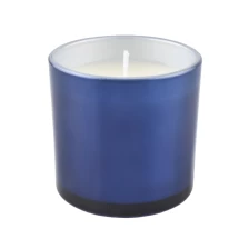 China small votive glass candle vessels with pearl color manufacturer