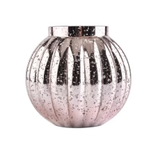 China luxury pumpkin glass candle holder manufacturer