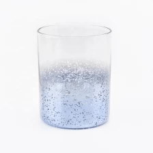 China Supplier unique blue mercury empty glass vessels for candles 6 oz 10 oz 12 oz manufacturer