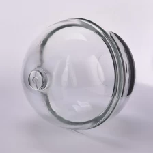 Chine Pot de bougie en verre unique en forme de boule en gros fabricant