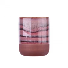 porcelana Tarros de velas votivas de cerámica con fondo redondo de 6 oz fabricante
