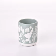 Китай Custom empty ceramic candle jars for home decor - COPY - js0lwe производителя