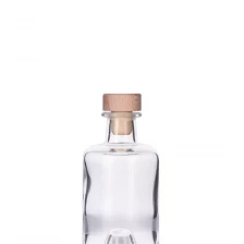 porcelana Botella difusora de láminas de vidrio transparente de 120 ml con tapón al por mayor fabricante