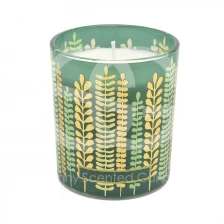 China Beautiful Decorative Glass Candle Holders Customized Luxury Glass Candle Jars manufacturer