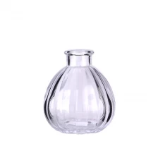 China Transparent Round Glass Bottle for Fragrance Diffuser wholesale manufacturer