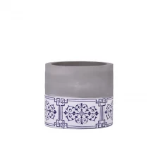 China Modern cement candle jar 180 ml concrete candle vessel wholesale manufacturer