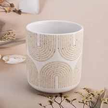 Cina Porta di candele di vetro Luxury Custom Nordic Style Ceramic Candele Fornitore produttore