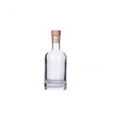 China Small capacity 112ml transparent glass bottle with stopper manufacturer