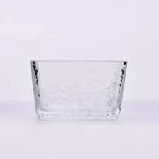 China Modern Style Square Clear Glass Soy Wax Candle Vessel for Decoration - COPY - 8emv53 fabricante