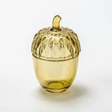 China Glass candle jar candle container with glass lid manufacturer