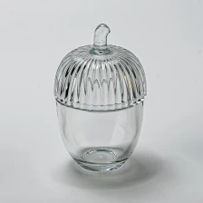 China Glass container with glass lid from China supplier manufacturer
