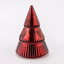 China Candle container Christmas tree shape for Christmas manufacturer