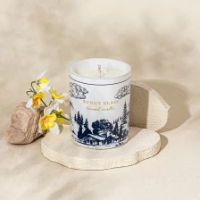 Cina Etichetta logo personalizzata all'ingrosso Jar candele in ceramica vuoto. produttore