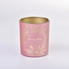China Wholesale 8oz decal  scented candle glass vessel manufacturer