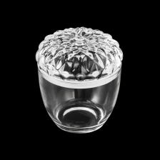 China Wholesale 545ml pine cone shape glass candle jar with matched glass lids & handle - COPY - gfwepi Hersteller