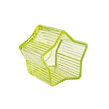 中国 星星玻璃蜡烛罐透明竖条纹加厚蜡烛罐家居装饰 制造商