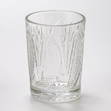 Chiny Hurtownia tłoczonych szklanych kubków Dostosuj kolor szkła do świec producent