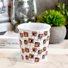 中国 豪华定制撞色方块纹路玻璃烛台 制造商