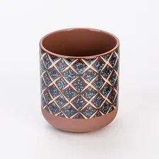 Chiny Dostosowany, unikalny, luksusowy, pusty ceramiczny pojemnik na świece producent
