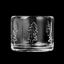 Cina Barattolo di candela in cera di soia da 327 ml con modello ad albero corto per la realizzazione di candele produttore