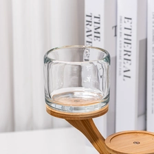 Cina Barattolo di vetro rotondo da 339 ml con superficie liscia, colore personalizzato. Barattolo di candela vuoto produttore