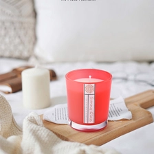 China Atacado Hongyun luz quente castiçais de vidro jateado para decoração de casa fabricante