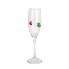 Çin El Sanatları Çevre Dostu Çiçek Kakma Dekorasyon 180ml 6oz Şampanya Bardakları üretici firma