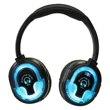 China Professional meeting and party equipment RF-910(MLC) multi channel wireless headphone with LED lighting system and keyboard control manufacturer