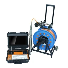 China HD 45MM Dual Underwater Inspection Camera System with 200M Handle Cable Wheel manufacturer