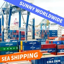 China Profissional fob cif serviço de frete marítimo melhores taxas de serviço contêiner de transporte china agente de transporte para a polônia 