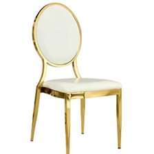 porcelana Banquetes de boda sillas de comedor de hotel de hierro apilable de metal fabricante